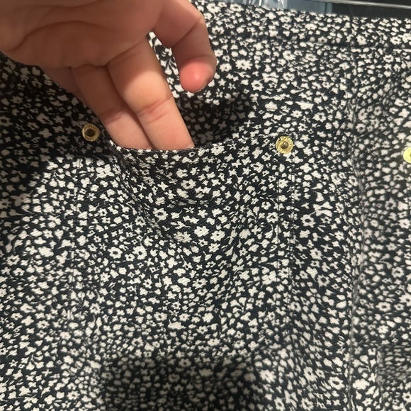 MICHAEL Michael Kors Black and White Straight Leg Pants - Picture 6 of 6